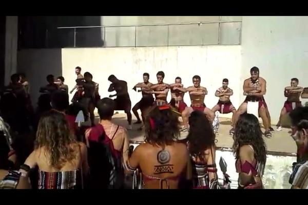 VeteranoMed's tweet photo. Veteran's Team prepares to do the HAKA! http://t.co/lHbiXWFU8a