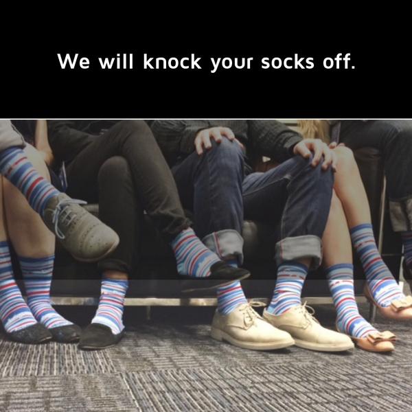 Docusign's tweet photo. Hi @TedRubin Great post 'How Crazy Socks Became the Key' What do you think of our #DocuSocks? Can we send you a pair? http://t.co/GzbDwjEcCD