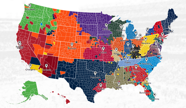 NFL's tweet photo. America's Team revealed?

@twittersports breaks down US fan bases for every NFL team: http://t.co/FqXo2Nj6w0 http://t.co/0IYCnGHJok