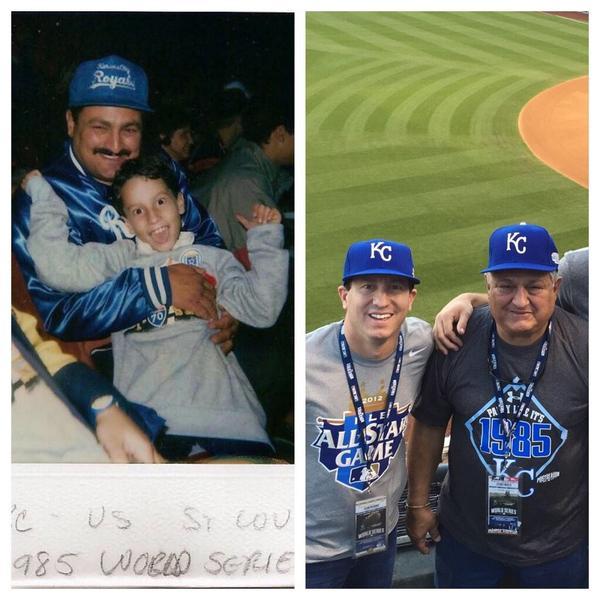 JD_Parkes's tweet photo. 29 years later, father and son return to the #WorldSeries.

Love stories like this. http://t.co/r5VN0m1ah8