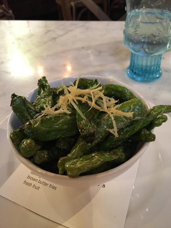 EatMoreNow's tweet photo. @searsucker It started so innocently with some shishito peppers http://t.co/oEeQSC6yej