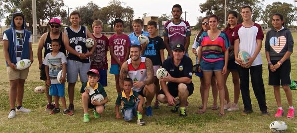 MR_Kiddle's tweet image. A huge thank you to @joel_thompson12 &amp;amp; @BobcatRyan78 for visiting the Outback this week @CountryRL @NRLOneCommunity