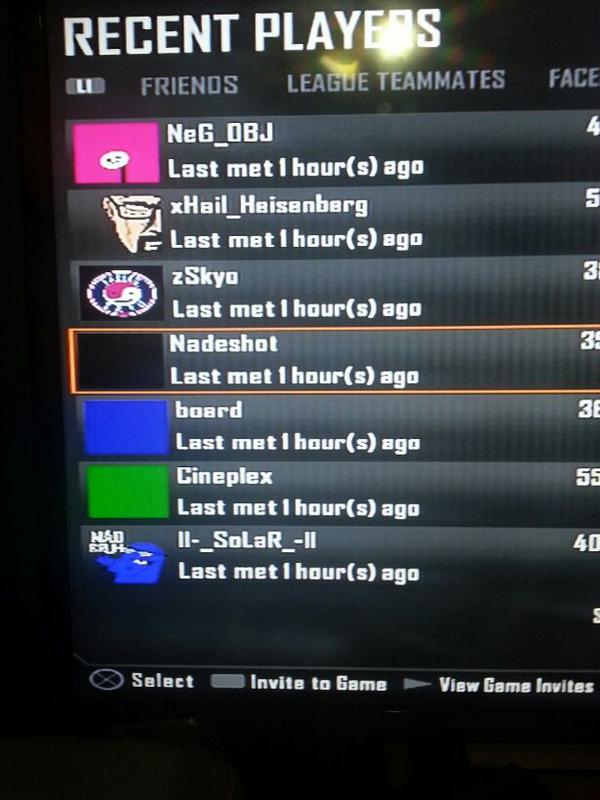 AirBlendd's tweet photo. @OpTic_NaDeSHoT  yo nade never knew u played ps3 http://t.co/yqeUsRJQm1