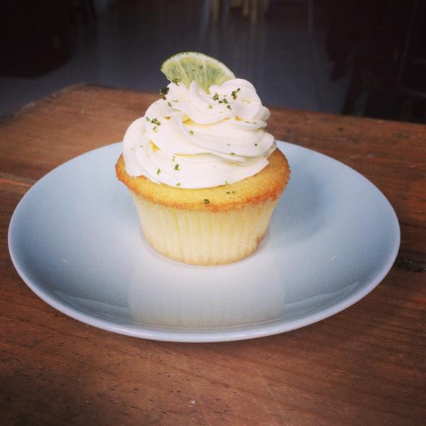 #Cupcakestasting at Dapper Coffee today! Come try it and let us know what you think! #DamnGoodCupcake #GinNTonic