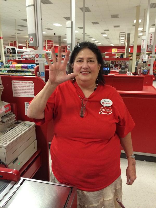 JakeSeaquist's tweet photo. Sandra got 5 Redcards today. Getting our store above 5% for the day! #d124swagger @lexipaw @benedictbking http://t.co/uwi9VWLeGk