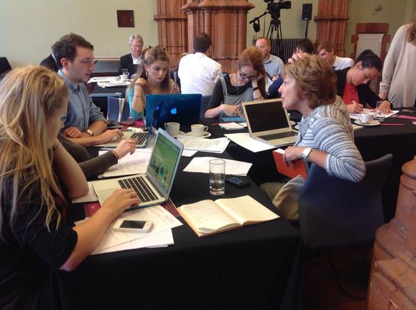 SeneddWales's tweet photo. Here are the hyperlocal journalists producing news content on the work of @AssemblyWales #DemDef http://t.co/0aRRIXFbeT