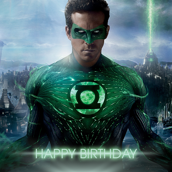 Wishing a very happy birthday to our superhero Green Lantern, Ryan Reynolds!
What do you love about Ryan Reynolds? 