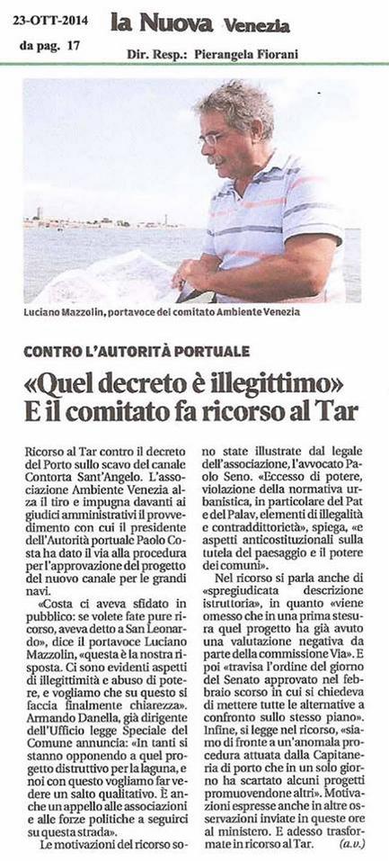 andrew_mella's tweet photo. Quelli che vogliono stuprare la laguna hanno la mente... contorta.
#nocontorta
Via @NoGrandiNaviVe
http://t.co/miBER7LCJW
@Wu_Ming_Foundt
