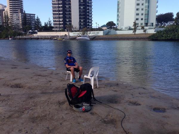 TickfordRacing's tweet photo. @chazmozzie hanging out with all his mates. Win Bathurst & you get all the good gigs #Back2BackatBathurst #V8SC http://t.co/fadr5mCYdD