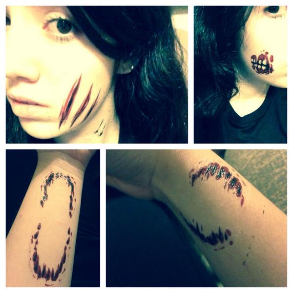 chasingXhorizon's tweet photo. I've been bit!!!! @lootcrate #fear #october http://t.co/NMpeg6PIpf