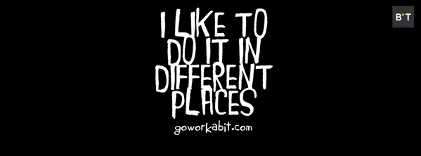 GoWorkaBit's tweet photo. Happy Thursday to you too ;) #workbite #everybodywantstodoit http://t.co/XzcpOzFobb