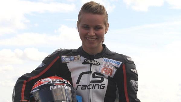 BBCSport's tweet image. Meet the 18-year-old British girl beating the boys - and dreaming of racing in @MotoGP. bbc.in/1t4GEJH