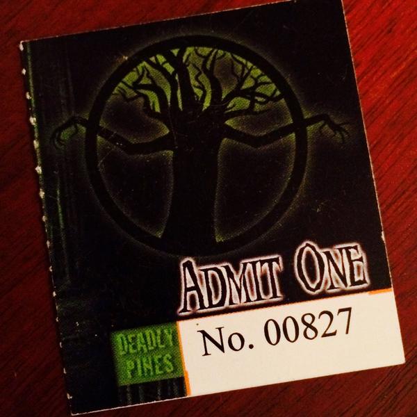 Congratulations, Victim 00827! If this stub matches your ticket, contact us to verify the number &amp; redeem your prize!