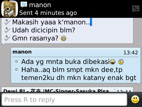 Testimoni pertama konsumen dan orderan pertama Sasuka #SasukaPipur cc: <a href="/dewierje/">Dewi RJ Siahaan</a> <a href="/riansiahaan/">Rian Siahaan</a>