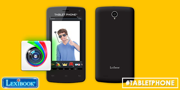 LexibookCom's tweet photo. Avec son écran tactile &amp; sa double caméra, partagez vos meilleurs clichés ! #TabletPhone ► http://t.co/DIyCMk1I7l http://t.co/5VpI1tZpem