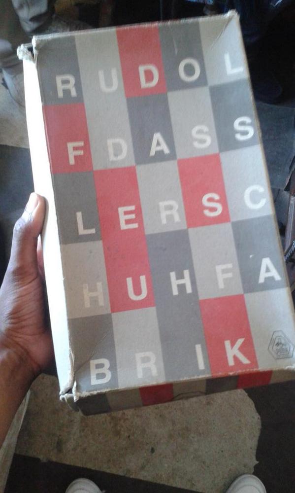 A little something I found amongst the homey @Lewswag collection. cc @PUMASouthAfrica #RudolfDassler #Schuhfabrik