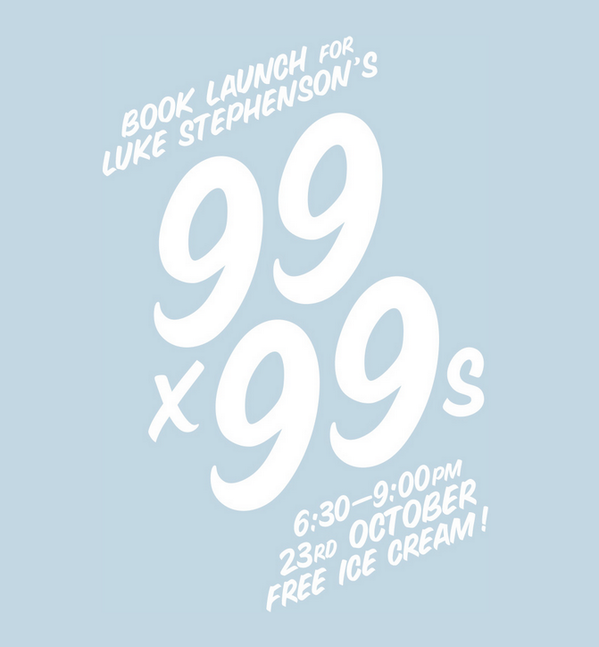 99x99s's tweet photo. Book launch for #99x99s Tonight at @DonlonBooks come down, buy a book, eat ice cream. http://t.co/3o1cPr8Zpr http://t.co/ii2u7E3pHt