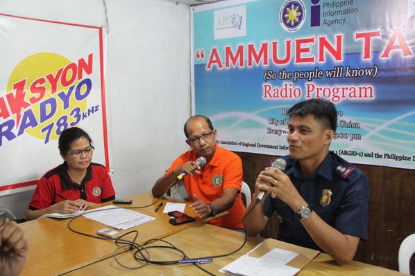 PIOPRO1's tweet photo. @pnppio PSupt. Marlon D. Paiste, Chief, PIO of PRO1 and PSupt. Joseph Rizaldy Dalope attended the Ammuentayo Program http://t.co/K6mwbWpnGH
