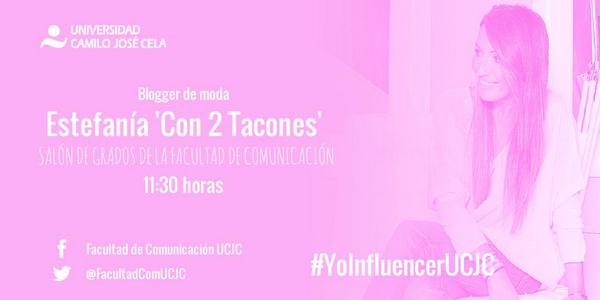 PicameUCJC's tweet photo. ¡¡Hoy es el día!! #YoInfluencerUCJC RECUERDA hoy a las 11:30h en el Salón de Grados de la @FacultadComUCJC http://t.co/GwhXIr4ls8