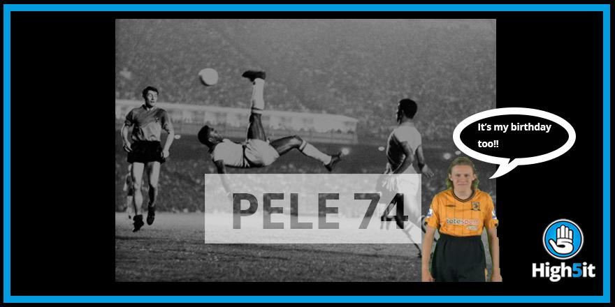 Happy Birthday to the one and only Pele! oh...and Jimmy Bullard.... who could forget Jimmy!  