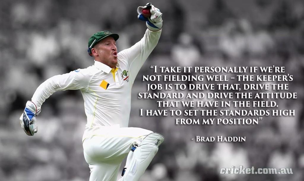 Happy 37th birthday Brad Haddin. Hope its a good one mate! 