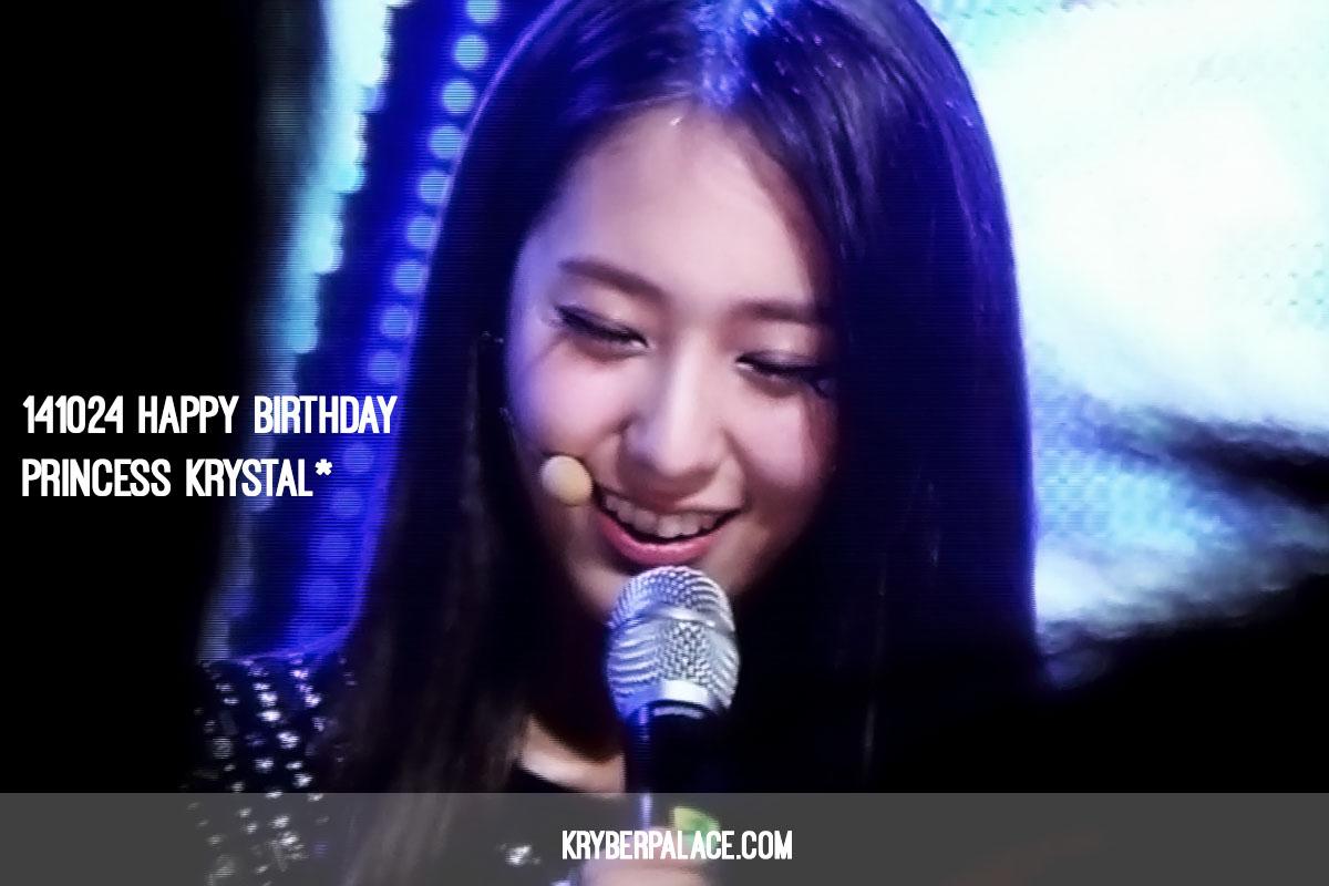 Happy Birthday Krystal Jung, be healthy everyday. With Love <3 