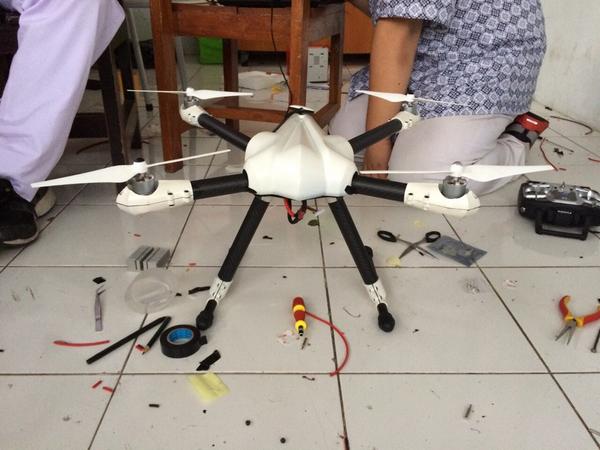 Quadcopter selesai dirakit, TOP DAY 4