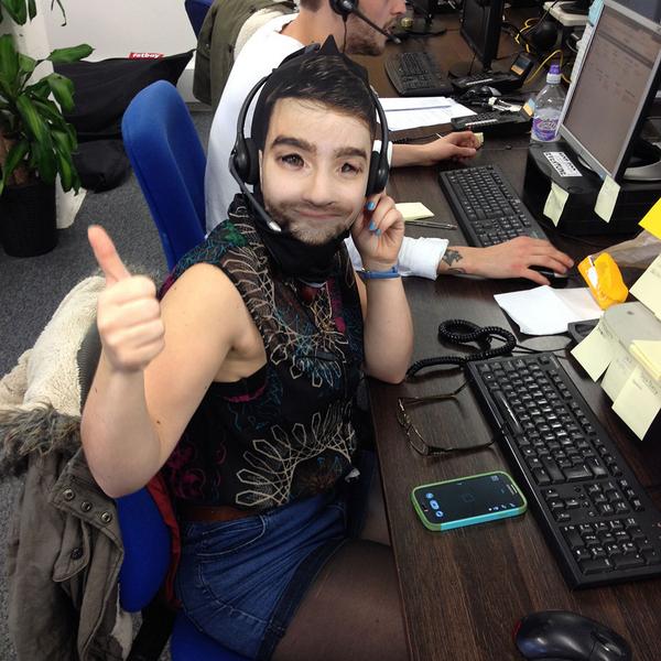 freakmasks's tweet photo. We'll be at #MCMExpo tomorrow. Who wants to join the #danielradcliffe revolution with us? #freakmasks http://t.co/8SXscbx9nb