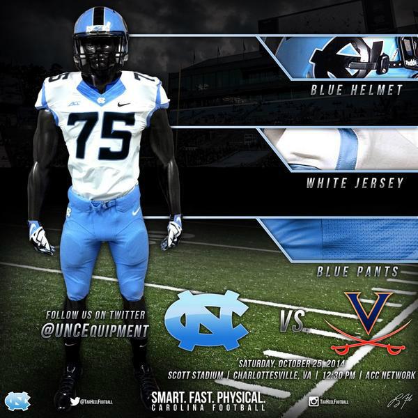 Uni combo for @TarHeelFootball this weekend #GoHeels (h/t <a href="/UNCEquipment/">UNC Equipment</a>) #WTWjerseys