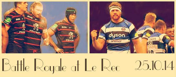 We welcome <a href="/StadeToulousain/">Stade Toulousain</a>, icons of European rugby, to the Rec this weekend. It doesn't get much bigger than this.