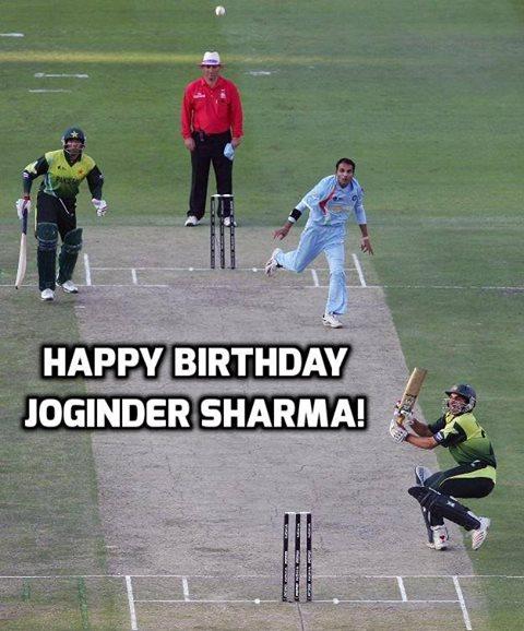 Happy Birthday Joginder Sharma - much
remembered for this! 