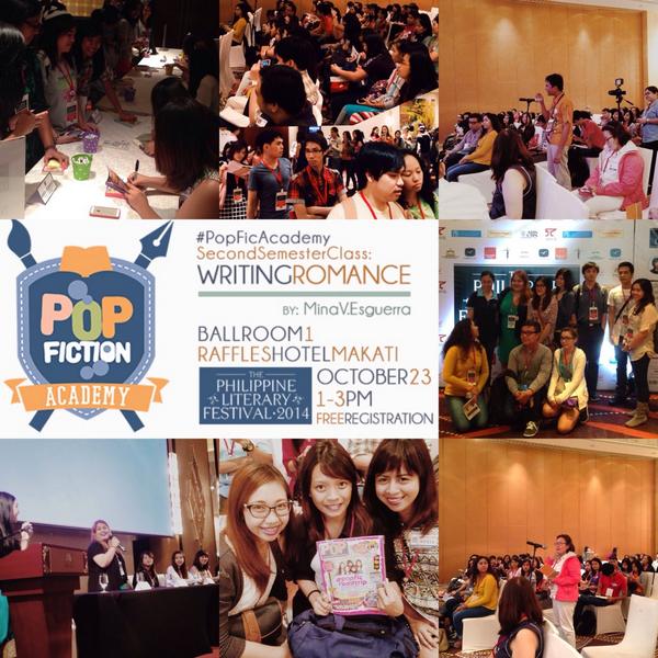 PopFictionBooks's tweet photo. Scenes from #PopFicAcademy #SecondSemester earlier at Raffles, Makati. #CUnextsem! πππβοΈ http://t.co/SJoHJC4Y7h
