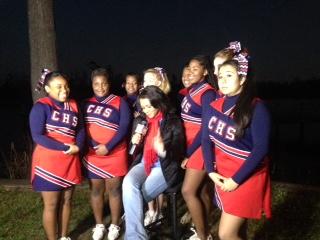 mynbc15's tweet image. The Chickasaw High School cheerleaders woke up early for #OUTNABOUT with @KellyJ_WPMI!
