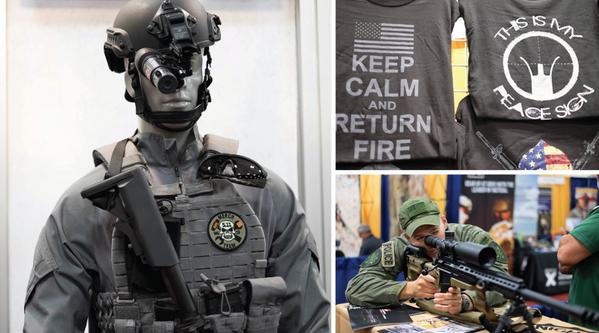 AnnieMachon's tweet image. RT @MotherJones: What we found at SWAT convention–before we got kicked out bit.ly/1tNE6Sf  via @NafeezAhmed