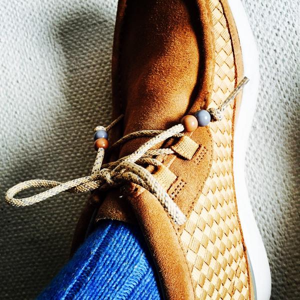 sweetpud1965's tweet image. #sockoutthursday @trickettengland with Clarks Tawyer x Foot Patrol @SockCouncil