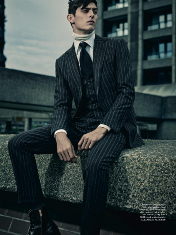 TheGQStyle's tweet photo. Pinstripe Punks. Styled by @LJDay, shot by #ThomasCooksey. In the #gqslondonissue. DOWNLOAD: http://t.co/OcN1hY83cm http://t.co/JPF0BpODGP