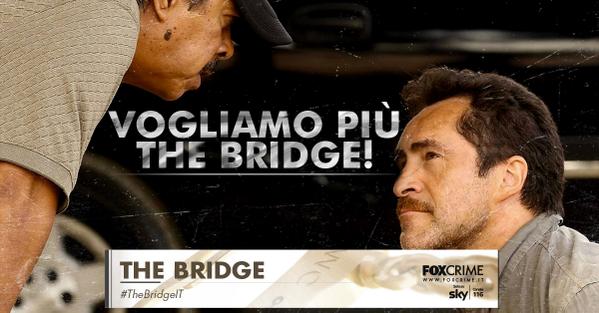 foxcrimeit's tweet photo. Noi speriamo di vedere una nuova stagione di #TheBridgeIT, e voi? http://t.co/ZGxGq1UAGX http://t.co/9KAapdTyoc