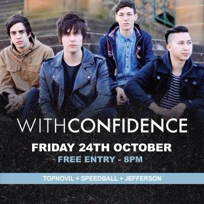 TattsHotel's tweet photo. With Confidence bring punk rock to the Tatts Friday night!! #punk #rock #freeentry #tattshotel #livemusic http://t.co/U4tpsNYnMA