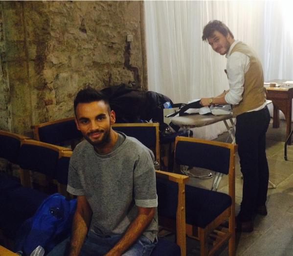 LimerickIFSA's tweet photo. Erik Pizent and Tomaz Grosman from Slovenia competing in #LimerickStudentAwards @brownthomas @Limerick2014 http://t.co/shoaZOJMzG