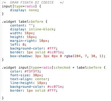 kappoo89's tweet image. Sicuramente il pezzo più bello di codice degli ultimi mesi.
#css3 #customRadioButton #noJquery