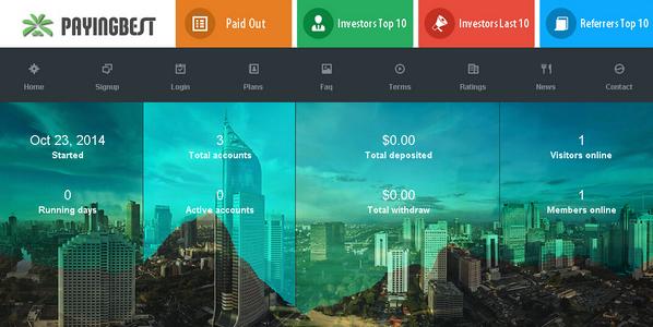 PayingBest's tweet image. This is a special day! Today our online investment program payingbest.com is open to global investors!