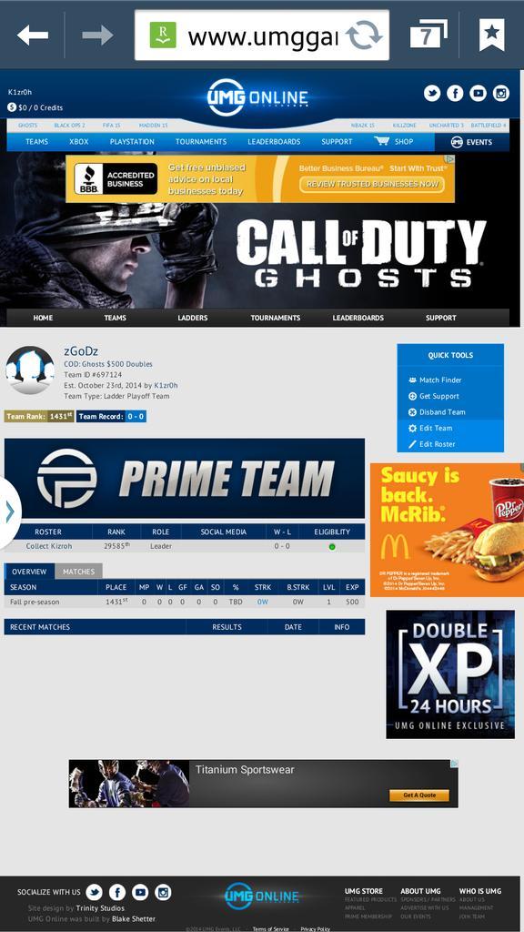 Estevis's tweet photo. Anyone wanna join the team? But we have to go on a Win Streak! Hmu... @ShawnAbner @Gamer_RTweets @OpTic_Scumper http://t.co/xP52mVaUuu