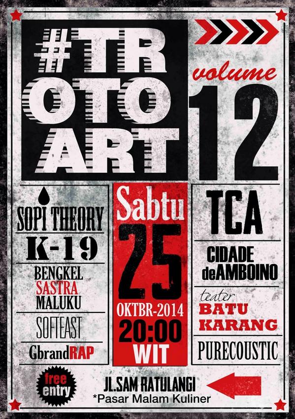 Release the beast! "<a href="/AmbonBand/">AMBON BAND COMMUNITY</a>: This #TrotoART12 \m/ "