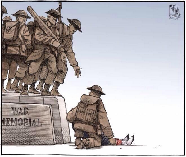Bravo. A touching editorial cartoon from the Hfx Chronicle Herald on Cpl. Nathan Cirillo. #cdnpoli #nna
