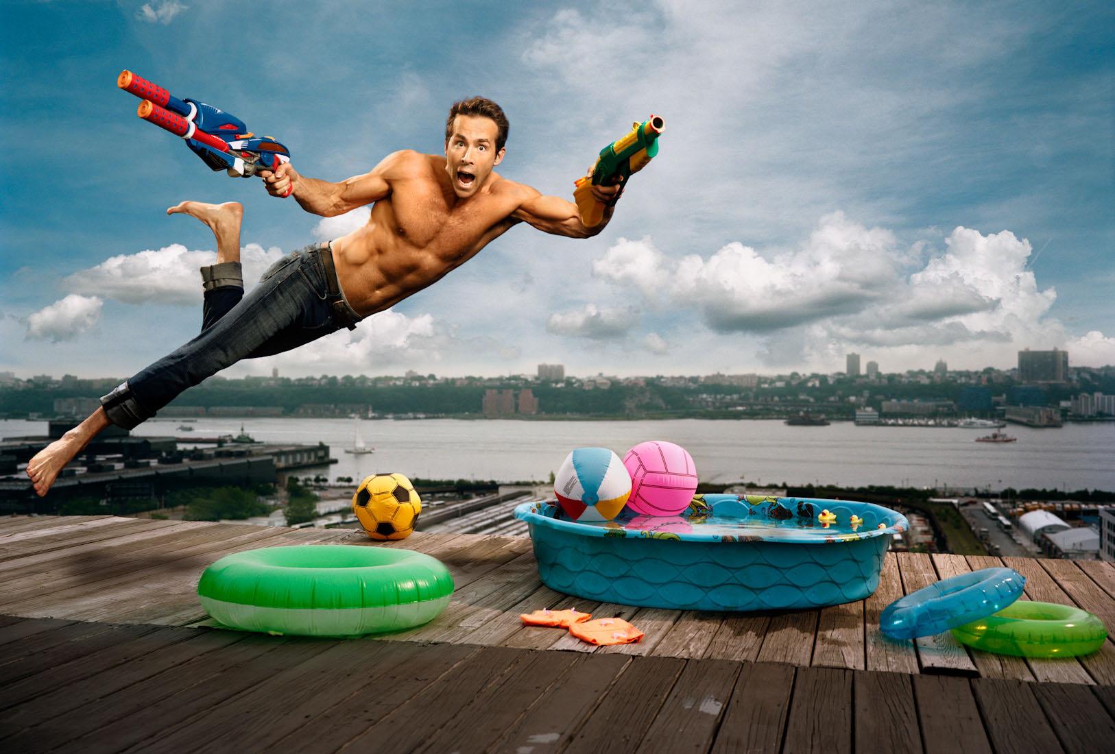 Happy 38th Birthday to Ryan Reynolds! Hes gonna be the coolest dad ever! 