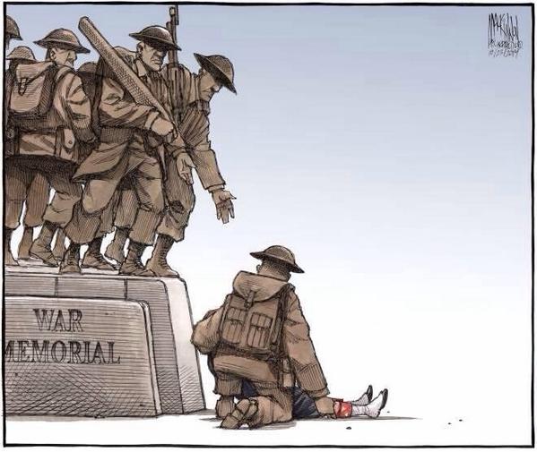 ecgrosse's tweet photo. A powerful tribute and touching cartoon from the Chronicle Herald. #OttawaStrong #CanadaStrong #MyOttawa http://t.co/UCyu8ElrKs