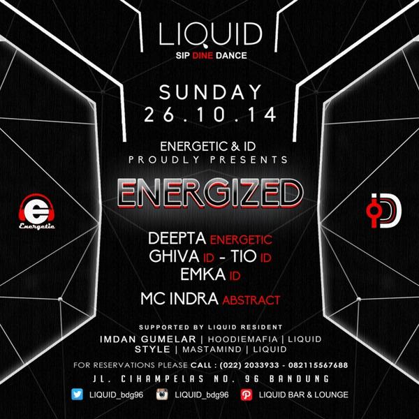 Energetic_bdg's tweet photo. This Sunday! @Energetic_bdg &amp; @IDmanagementBDG Present "ENERGIZED" @deeptabjo @Ghivafairza @tio_focesa @eMKa_Yandie http://t.co/sm2rA36x5F