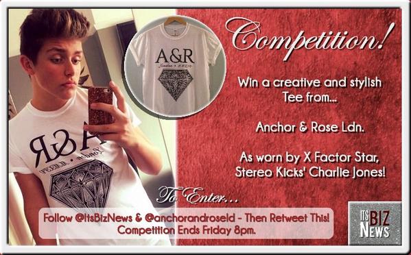 yeahthatlife_'s tweet photo. #COMPETITION We've teamed up with @anchorandroseld to giveaway a Tee as worn by @CharlieJones! Follow &amp; RT to enter! http://t.co/aW2GR439su