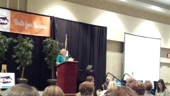 LKirpes's tweet photo. Attending Iowa Tourism Conference #UniteforSuccess..go Iowa. ..love this state! http://t.co/1sMNzK7R6b