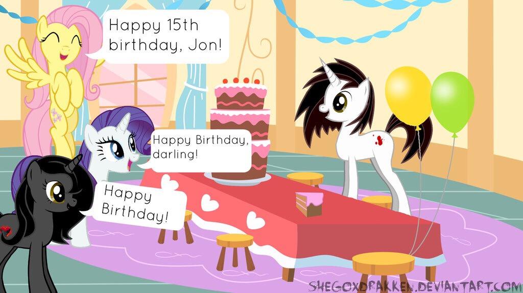  Happy Birthday to you.. Happy Birthday to you.. Happy Birthday to Jon.. Happ.. wait, wrong party?! 